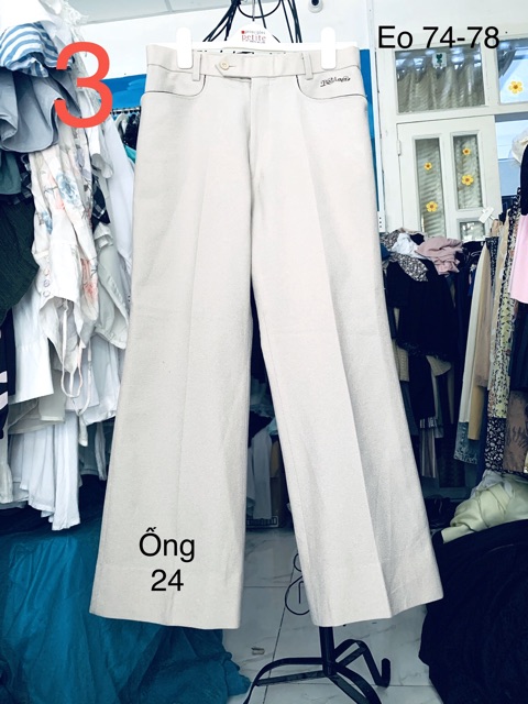 Quần Tây ống rộng nữ nhiều mẫu, eo 74-80