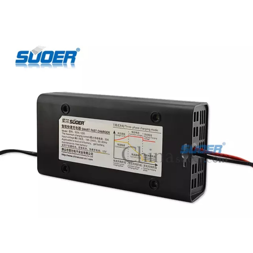 [Mã 44ELSALE2 giảm 7% đơn 300K] Sạc ắc quy tự động 12V 20A - SUOER - SON-1220