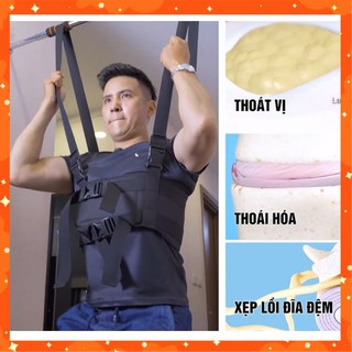 Đai Treo Cột Sống, Đai Treo Xà Đơn Chữa Thoát Vị Đĩa Đệm Thoái Hóa Đốt Sống Lưng, Bảo Hành 2 Năm, Có Đệm Nách