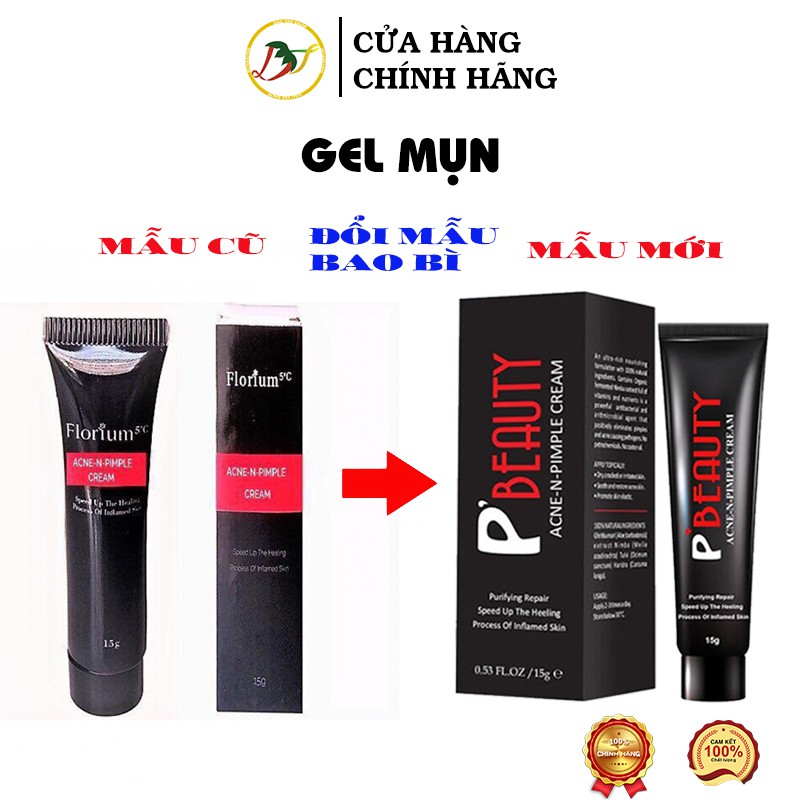 Gel thoa giảm mụn Florium 5C Hàn Quốc (có mẫu mới)