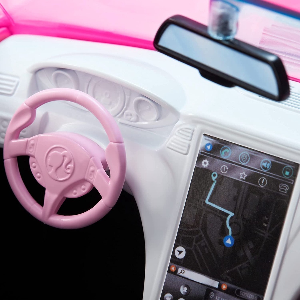 Đồ Chơi Xe Hơi Mui Trần Màu Hồng Của Barbie Pink Convertible Car