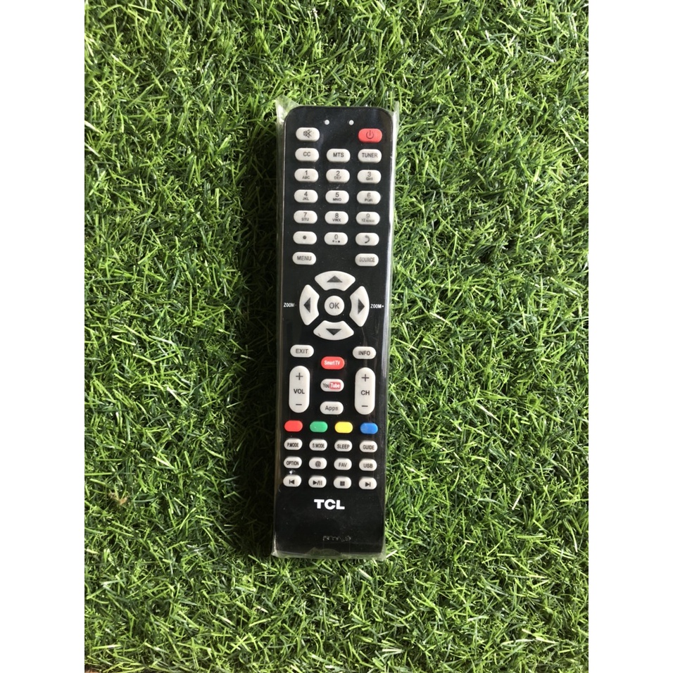 Điều khiển tivi TCL cho tivi Smart internet chính hãng zin theo máy -tặng kèm pin chĩnh hãng - Remote TV TCL youtube