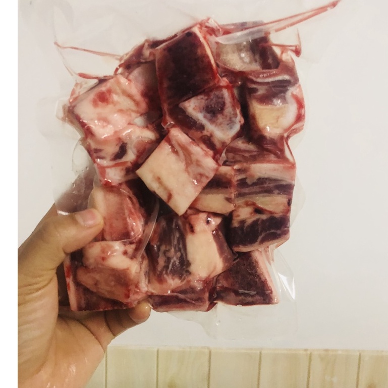250g xương sườn bò cắt khúc sẵn (kho, xào, hầm...)