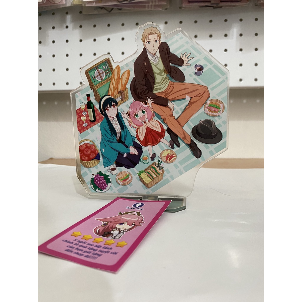 Mô Hình Standee Acrylic Mica Anime Spy x Family