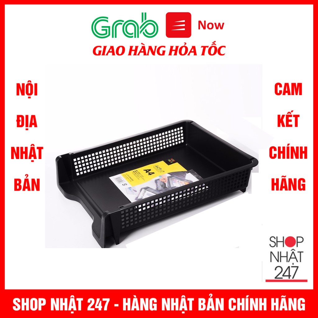 Khay đựng tài liệu A4 (có thể xếp chồng) Nội địa Nhật Bản