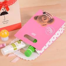 COMBO 10 Túi Giấy Đựng Quà Có Nắp Gắn Nơ - Túi Hộp Đựng Quà In Hình Cute Tặng Sinh Nhật, Ngày Lễ Có Quai