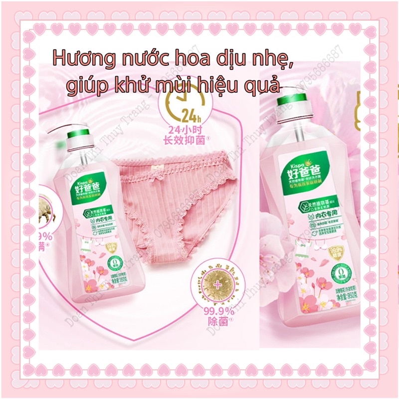 NƯỚC GIẶT CHUYÊN DÙNG CHO QUẦN CHIP KISPA 950ML