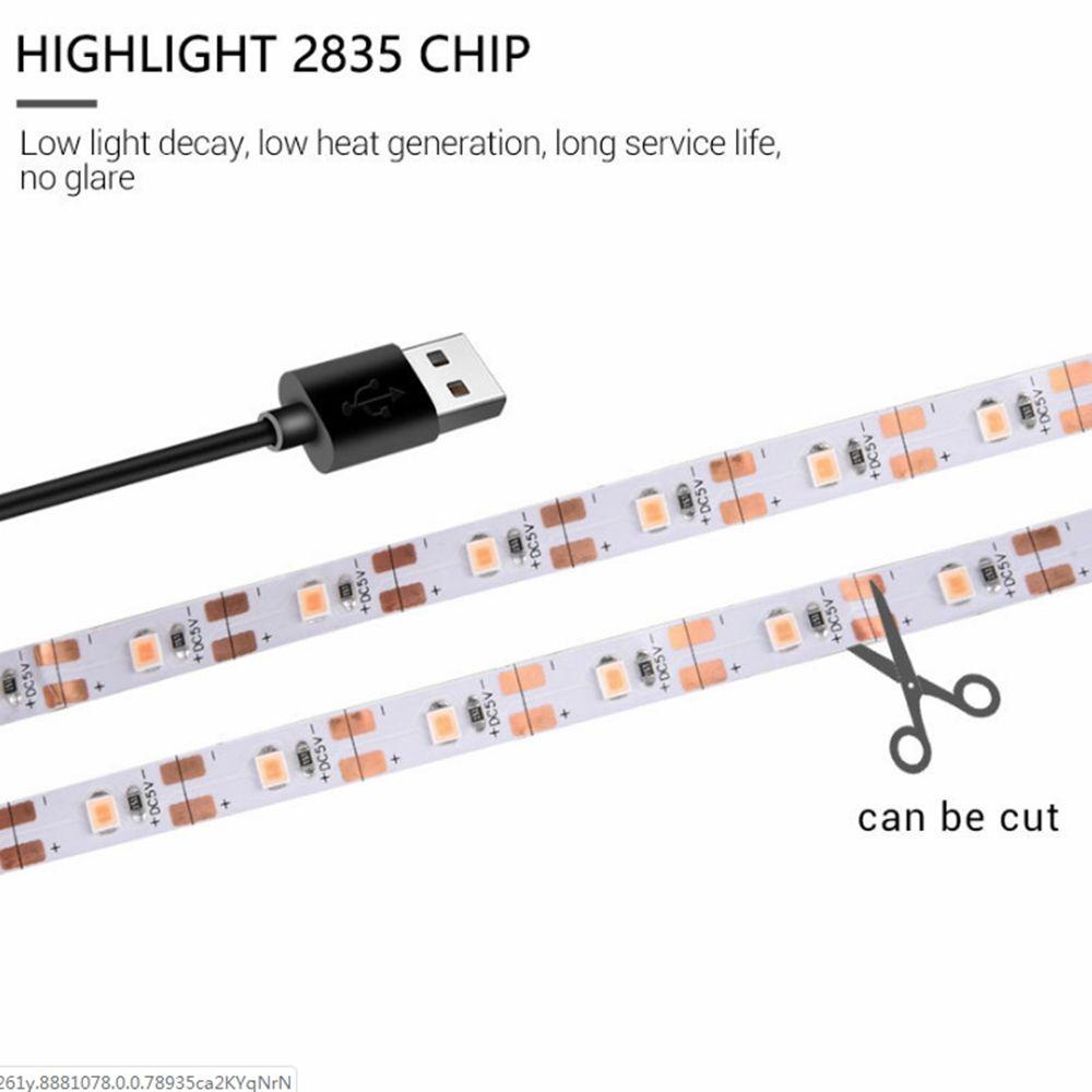 BORAG Dây Đèn LED Kích Thích Tăng Trưởng Thực Vật 0.5m 1m 1.5m 2m 3m 2835