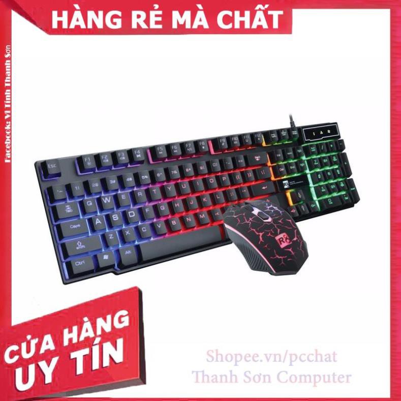 BỘ BÀN PHÍM VÀ CHUỘT GIẢ CƠ GAME R8 1910 LED ĐA MÀU - Linh Kiện Phụ Kiện PC Laptop Thanh Sơn