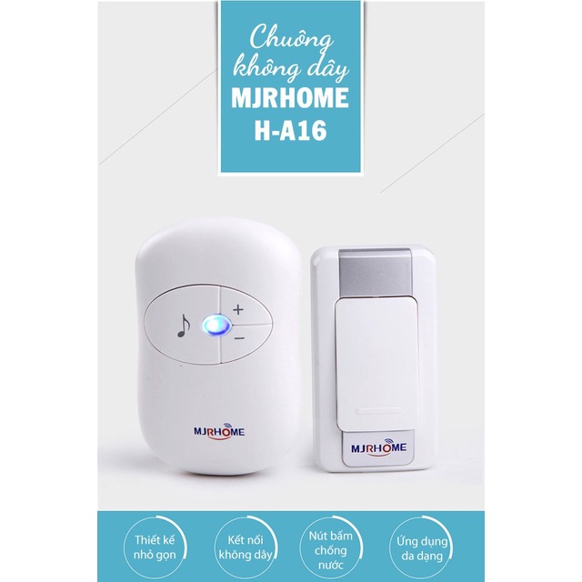 Chuông Cửa Báo Khách Không Dây Không Cần Thi Công Lắp Đặt
