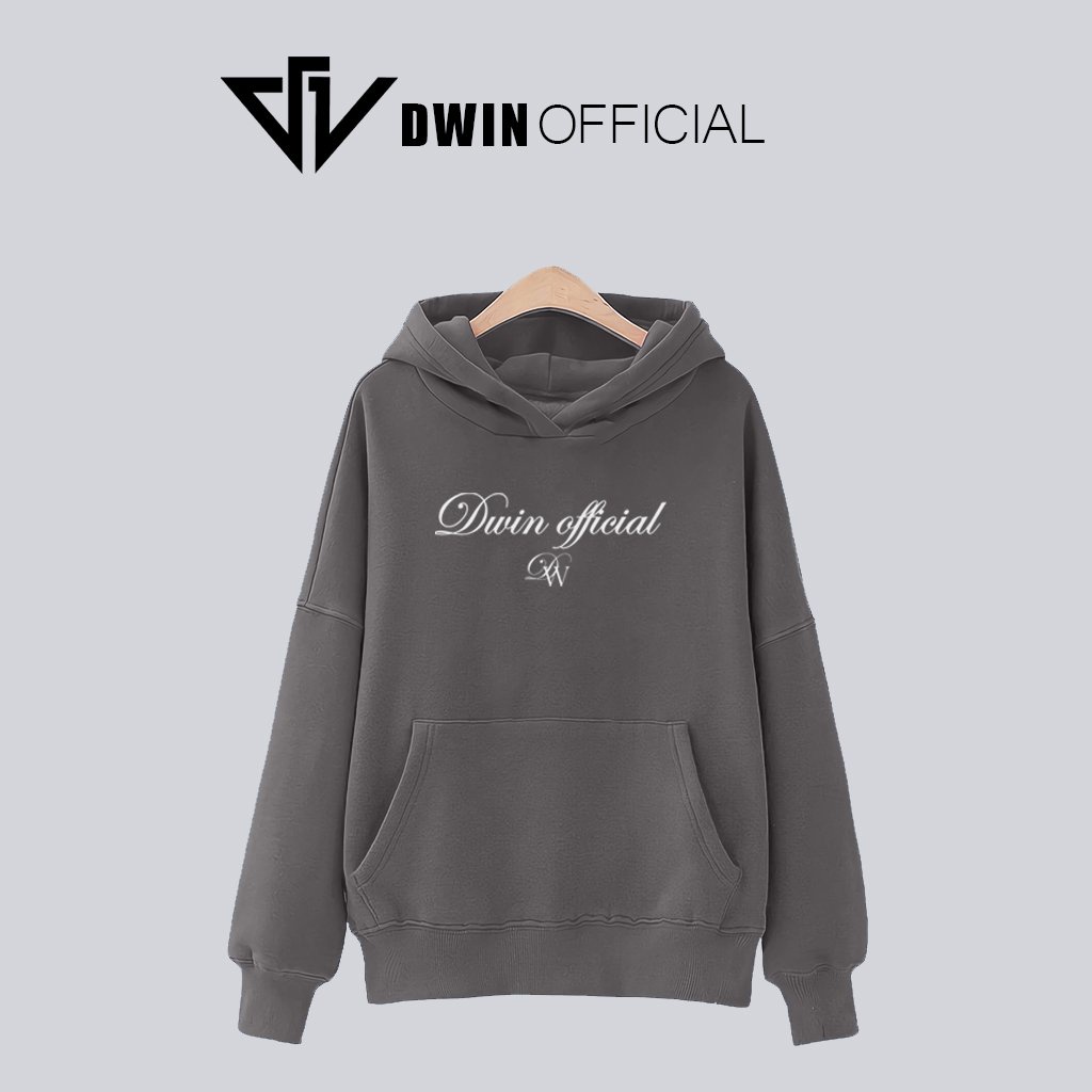 Áo hoodie khoác nỉ nam nữ unisex DWIN basic nam nữ form rộng zip oversize local brand