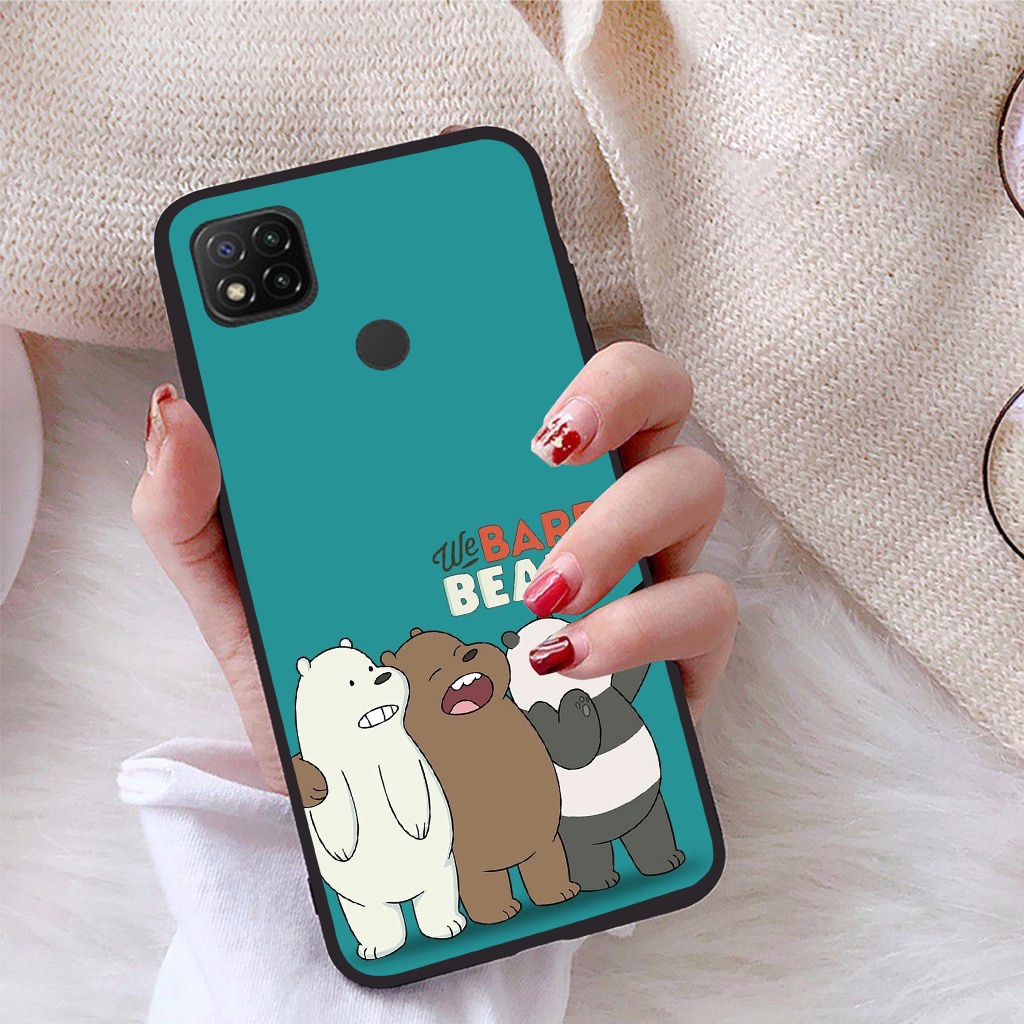 Ốp lưng Xiaomi Redmi 9C viền dẻo TPU BST Gia Đình Nhà Gấu