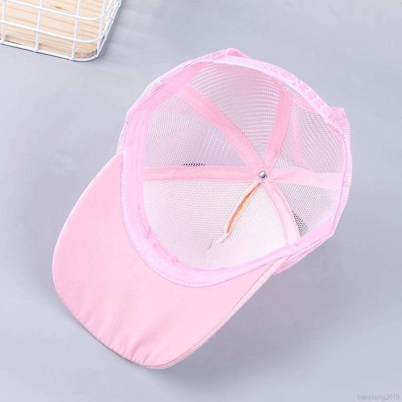 Mũ lưỡi trai tai mèo xinh xắn cho bé gái