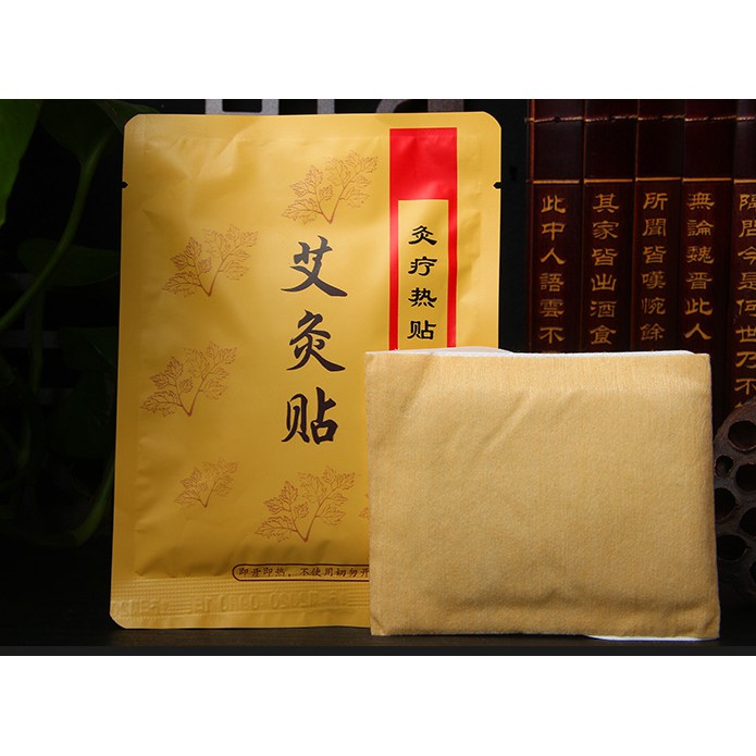 (Ngải Cứu Bách Niên) Miếng Dán Nhiệt Ngải Cứu Hạt Mát Xa Giảm Đau Nhức Xương Khớp, Vai Gáy, Đau Bụng Kinh, Giữ Ấm Cơ Thể