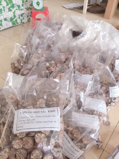 Chuối hột rừng khô thái miếng (1kg)