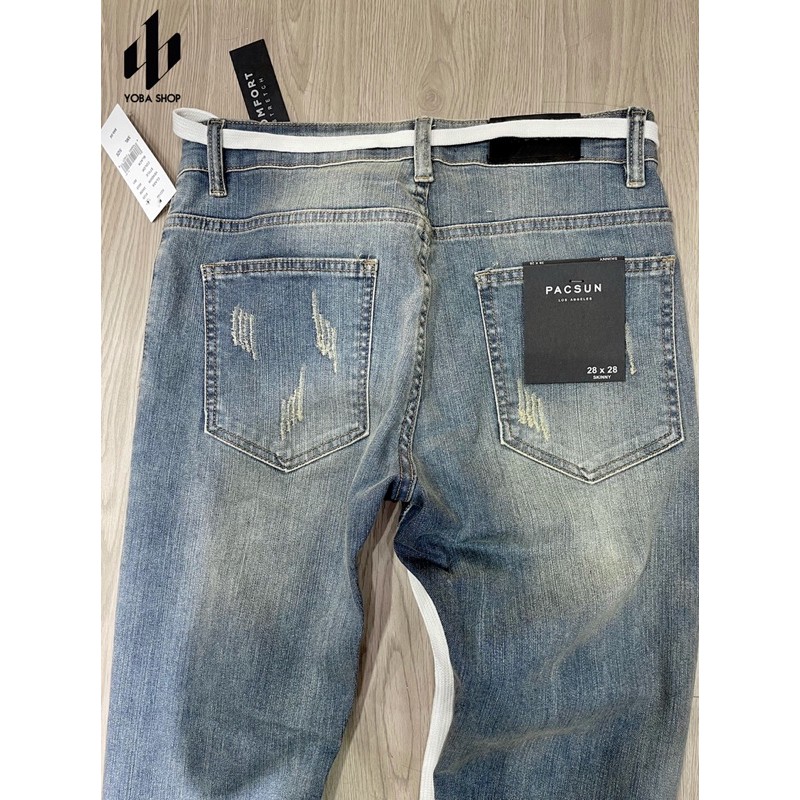 QUẦN JEANS DÀI NAM XANH SKINNY TRƠN WASH RÊU SIÊU XỊN ĐẸP (ảnh thật 100% tự chụp) | BigBuy360 - bigbuy360.vn