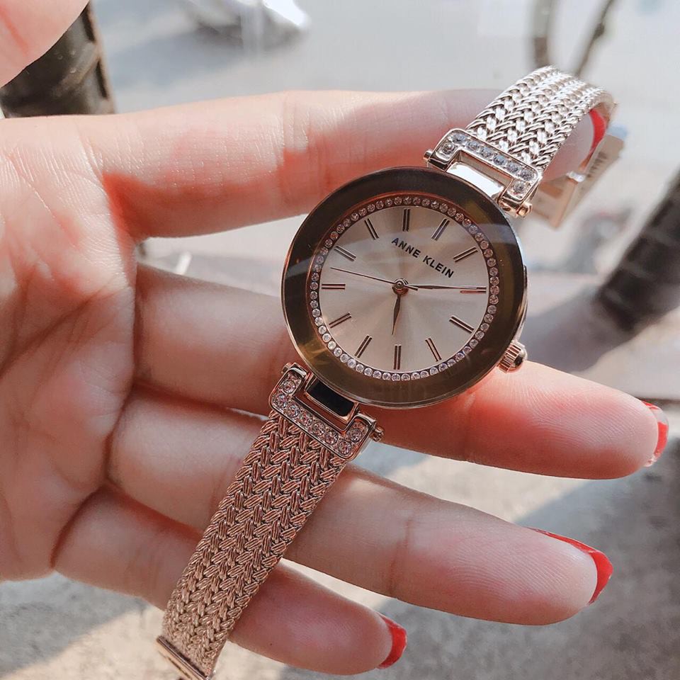 Đồng Hồ Nữ Anne klein AK/1906 Vàng ĐEN