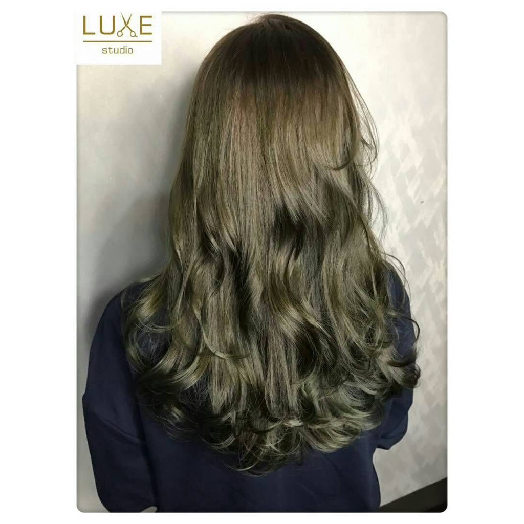 Nhuộm Phủ Bóng Màu Vàng Rêu Matt Color Hair