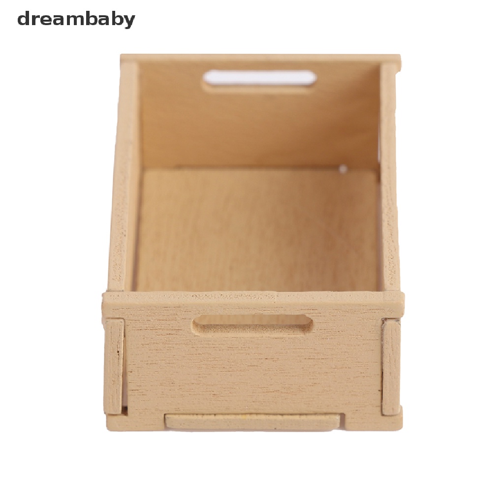 Bộ 3 Khung Trái Cây Mini Bằng Gỗ Tỉ Lệ 1: 12 Dùng Trang Trí Nhà Búp Bê