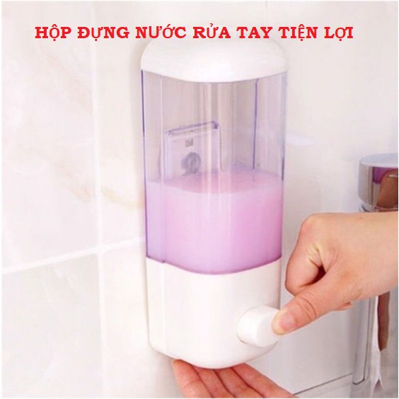 Hộp đựng nước rửa tay, dầu gội, sữa tắm treo tường tiện lợi