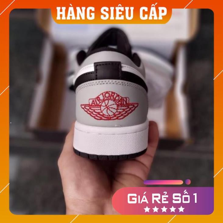 [FREESHIP- BẢO HÀNH 12 THÁNG] GIÀY THỂ THAO NAM NỮ JD XÁM CHỈ ĐỎ THẤP CỔ HOT TREND FULL BOX BILL | BigBuy360 - bigbuy360.vn