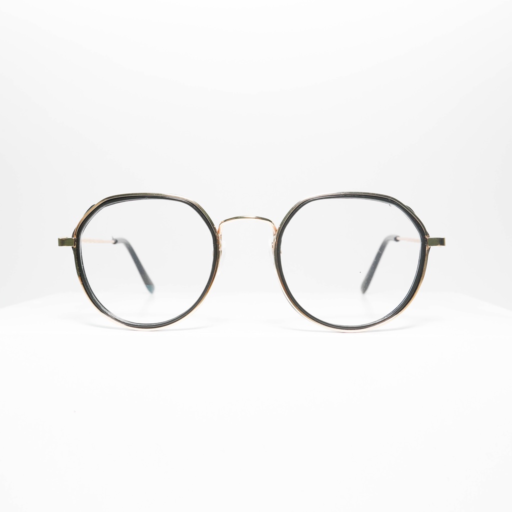 Gọng kính kim loại mắt tròn nam nữ phù hợp mặt nhỏ càng kính nhẹ nhàng màu sắc thời trang ONESTORE