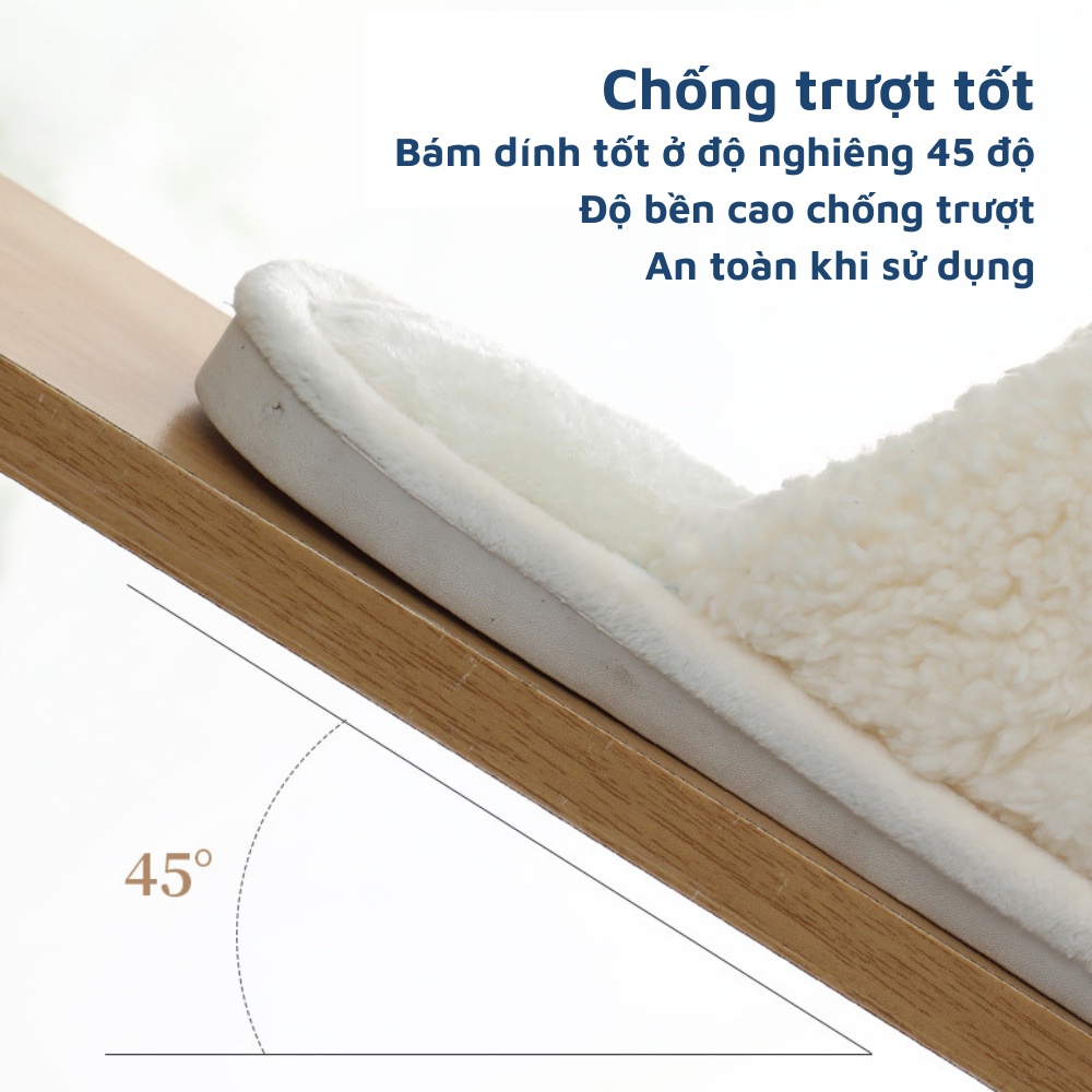 Dép bông đi trong nhà hình cún dễ thương ấm áp cho cả nam và nữ