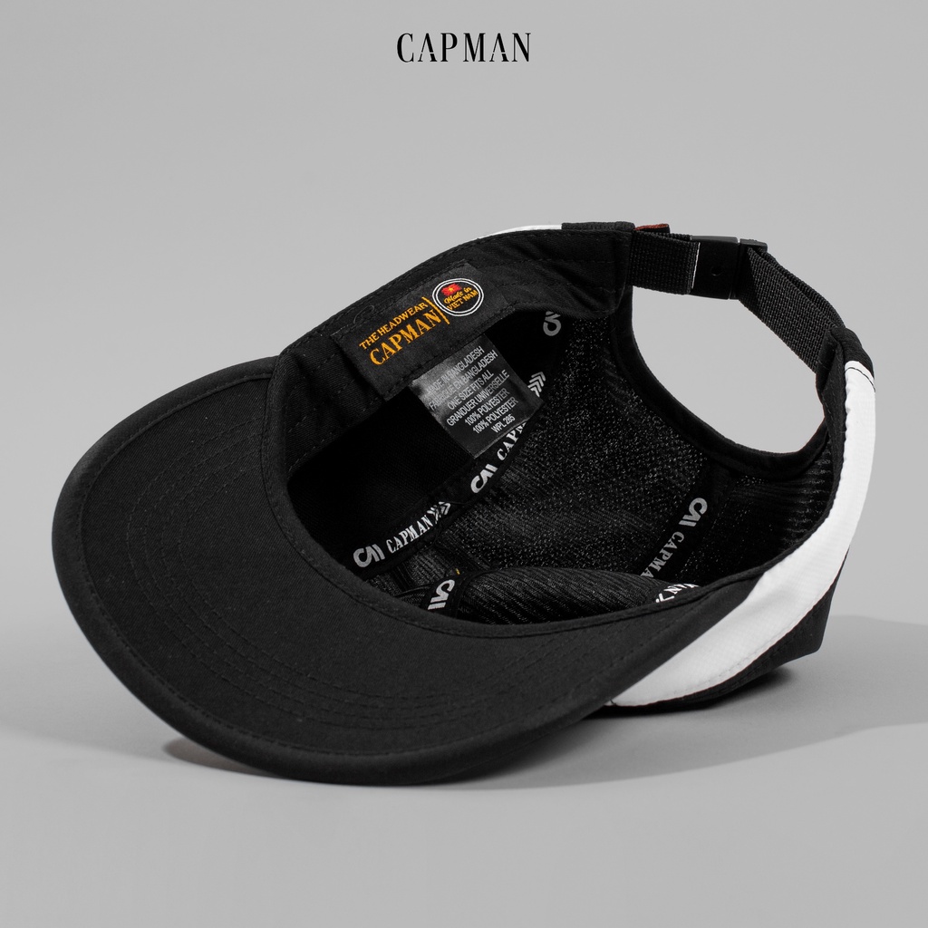 Mũ lưỡi trai CAPMAN dáng thế thao ôm đầu CM74 không nút chính hãng