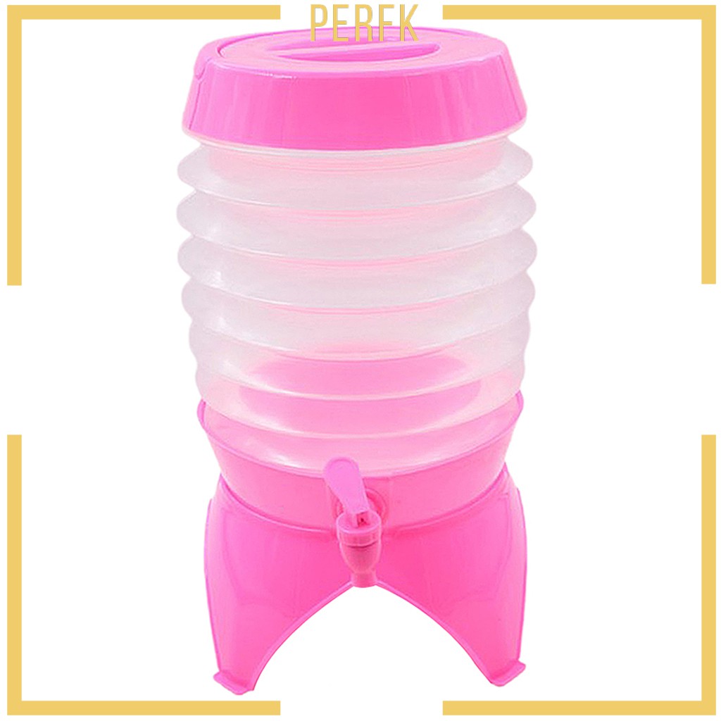 Xô Đựng Nước 5.5L Có Thể Gấp Gọn Tiện Dụng Mang Theo Du Lịch / Leo Núi