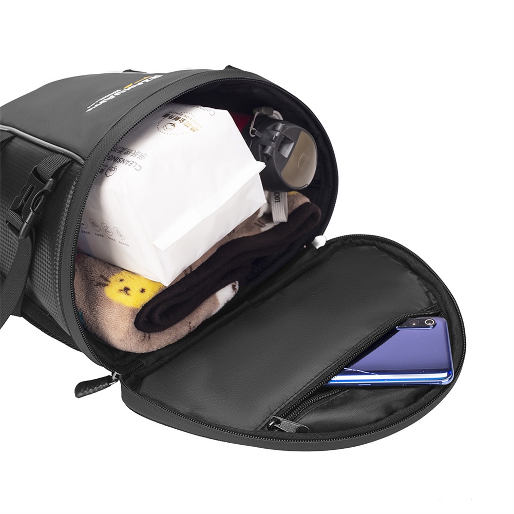 Rzahuahu đa chức năng phía sau ghế Túi đuôi xe gắn máy/Xe Đạp Điện Rider Túi Mũ bảo hiểm Túi Xe Máy Ba lô chống thấm nước Moto Túi fenghao.vn