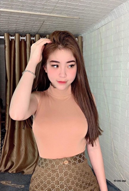 Áo BA LỖ TRƠN CROPTOP SIÊU XINH .ÁO CỔ LỌ (KÈM ẢNH CHUP)