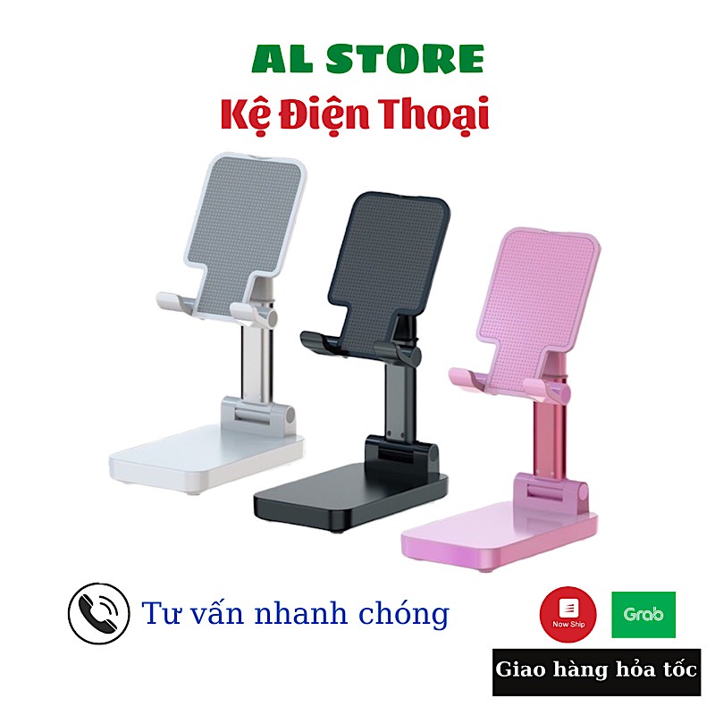 Giá Đỡ Điện Thoại Gấp Gọn Để Bàn, Kệ Đỡ Điện Thoại Livestream - Xem Film - Học Online Chắc Chắn