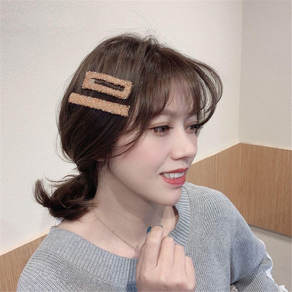 HS Set 2 Kẹp Tóc Đính Đá Lấp Lánh Thời Trang