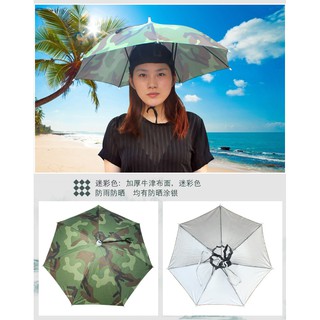 Dù Đội Đầu Câu Cá, Du Lịch Đường Kính 65cm - 77cm
