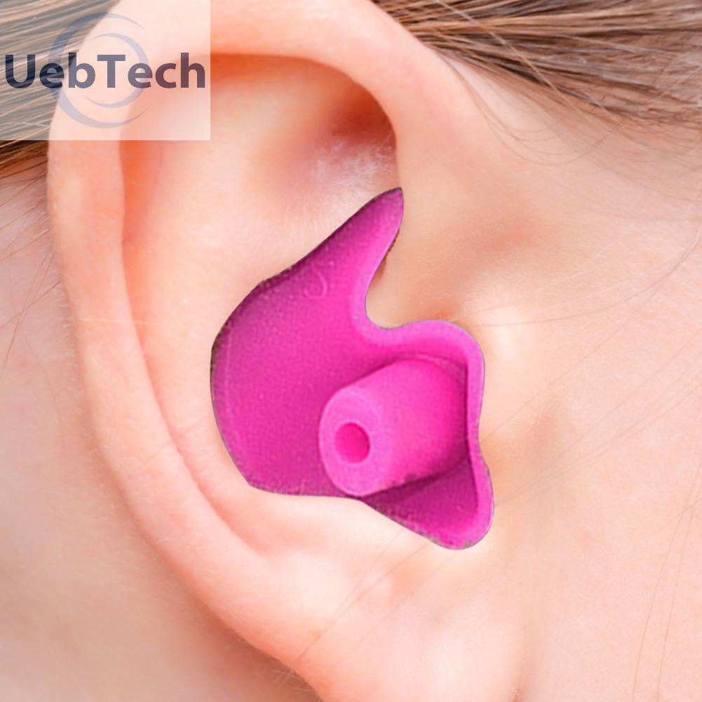 1 Cặp Nút Bịt Tai Bằng Silicone Chống Thấm Nước Nhỏ Gọn Tiện Dụng Khi Đi Bơi
