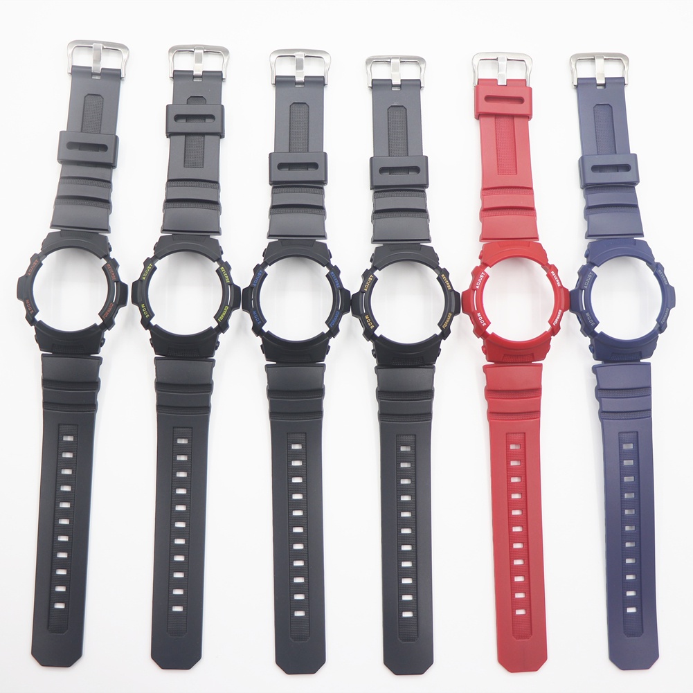 Dây Đeo Đồng Hồ Thể Thao Chống Nước 16mm Cho Casio G-SHOCK AW-591 AW-590 AWG-M100 101 G-7700