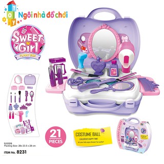 Đồ chơi valy Bowa dụng cụ làm tóc 8231