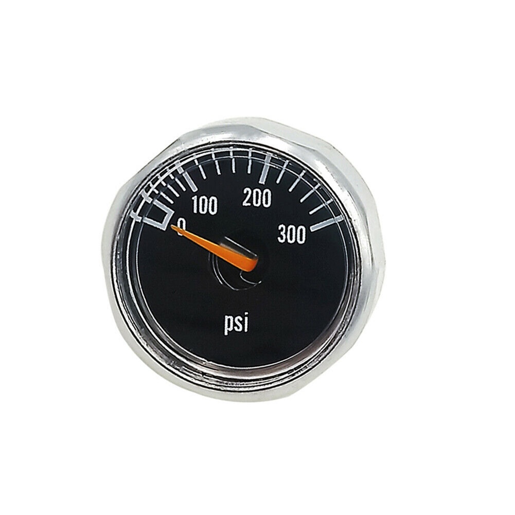 【DREAMLIFE】Manometer 0-400bar 0-6000psi 1/8NPT Thread Micro Dial PCP Silver/Black