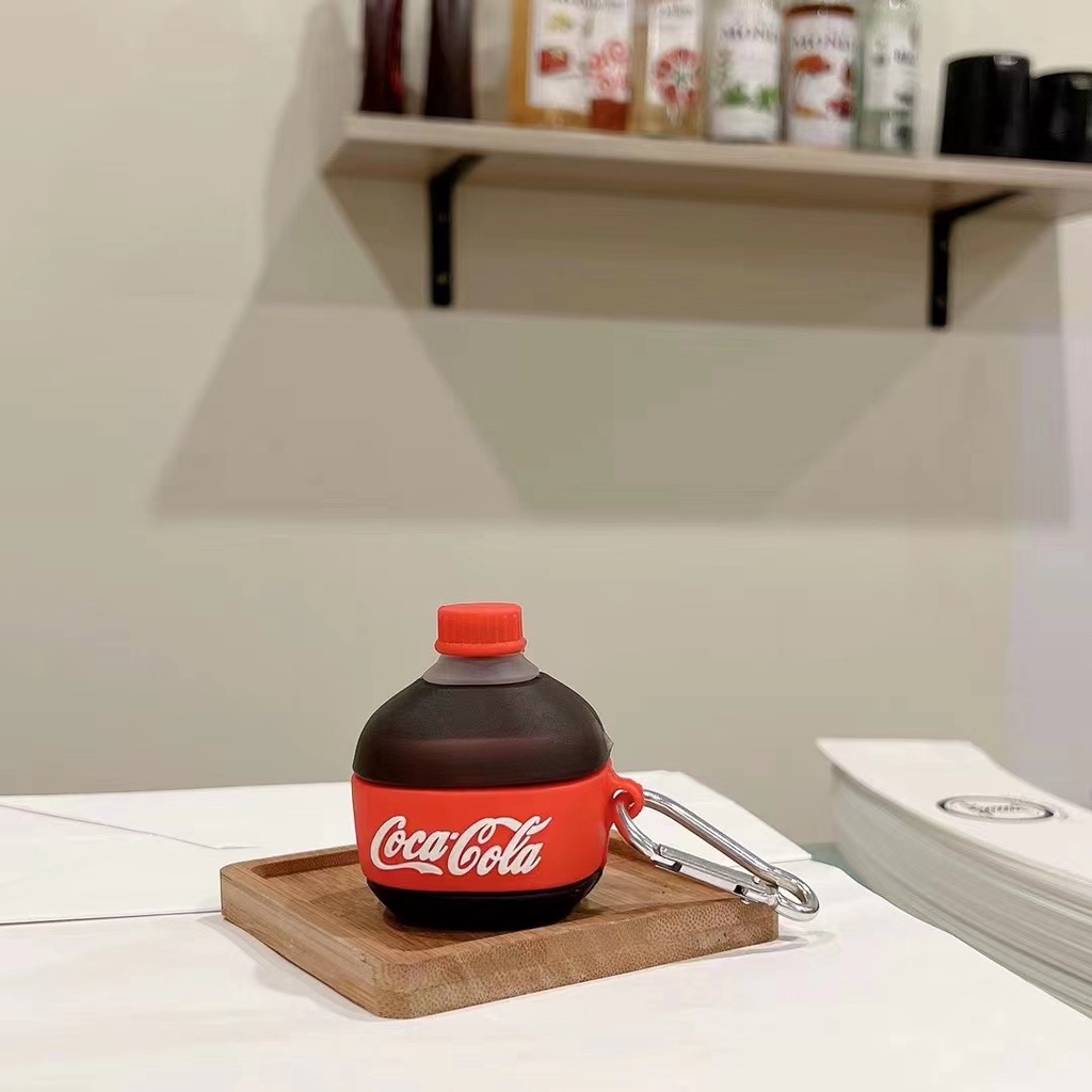 Baseus WM01 Case Creative Coca-Cola Star Kirby Cute Baseus WM01 Silicone Soft Shell Case Shark Bells Poke Ball Baseus Encok WM01 Bluetooth Headphone Case Cover