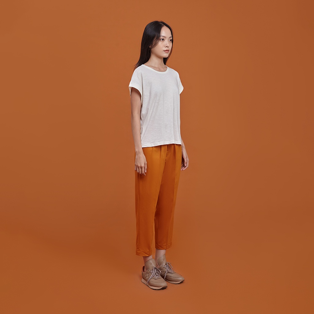 Andabove - Quần tây nữ Baggy - Pegged Pants - Màu Cam