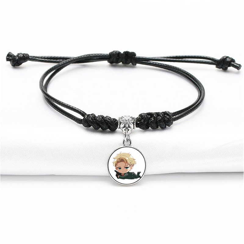 Vòng tay in hình nhân vật SPY x Family ver nằm gia đình điệp viên anime chibi phụ kiện trang sức xinh xắn quà tặng