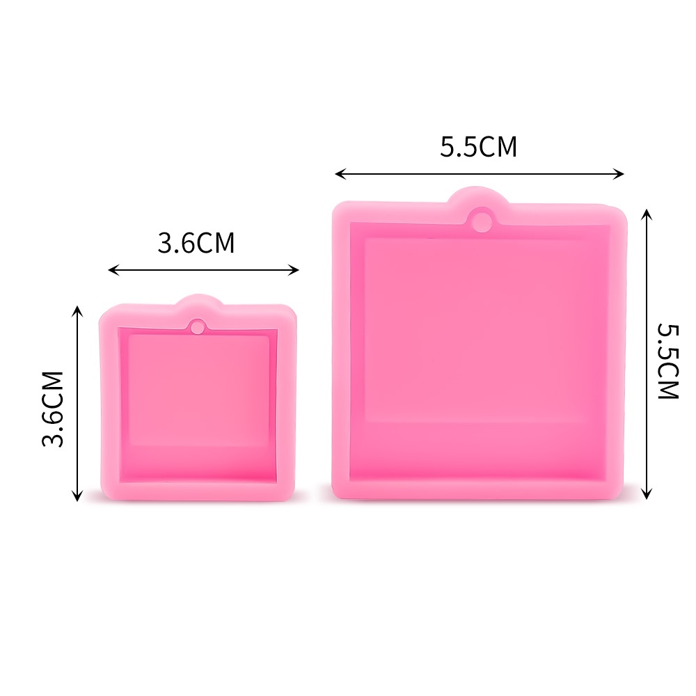 Khuôn Silicone Làm Móc Khóa / Khung Ảnh DIY