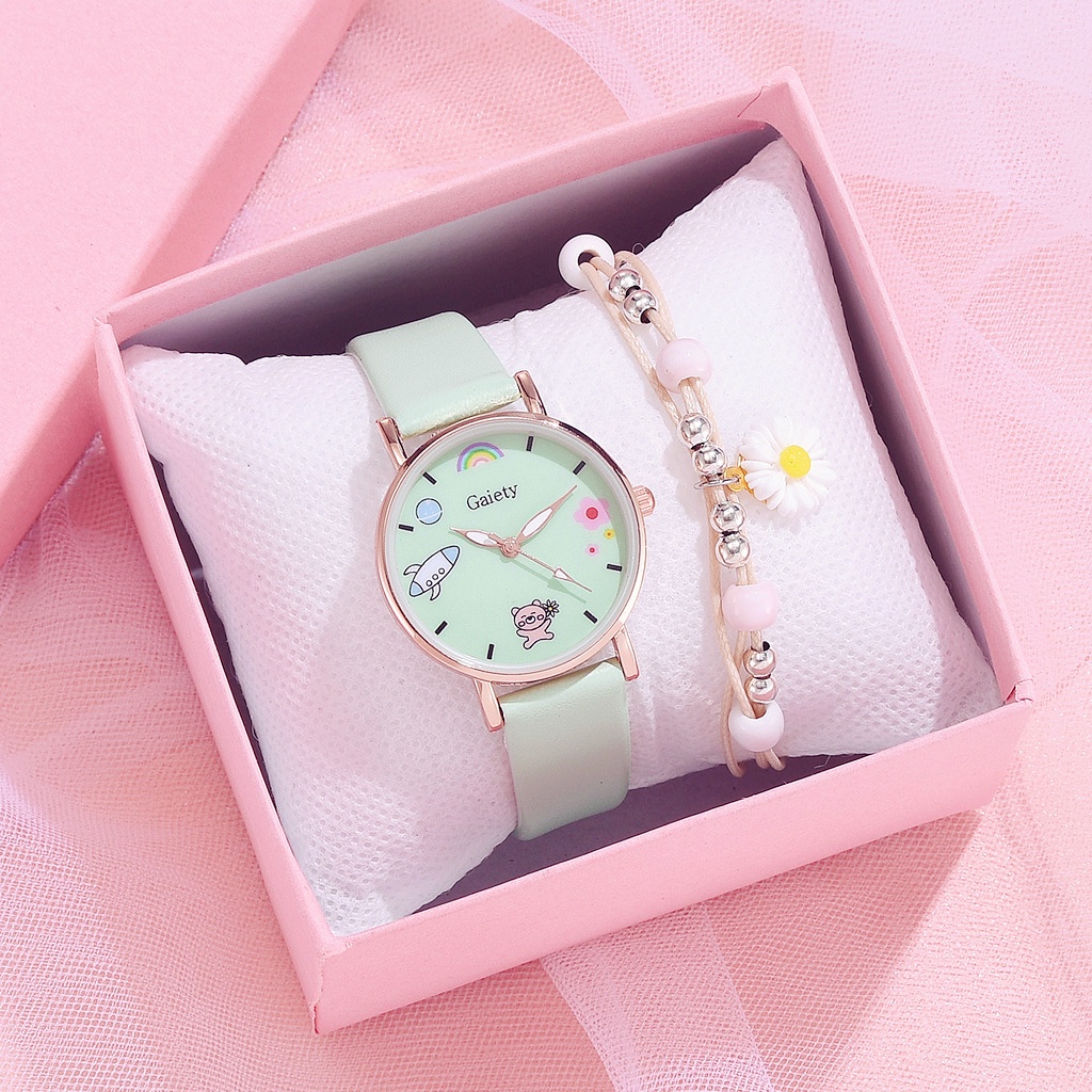 Đồng Hồ Thạch Anh Họa Tiết Hoạt Hình Xinh Xắn Dành Cho Nữ | BigBuy360 - bigbuy360.vn