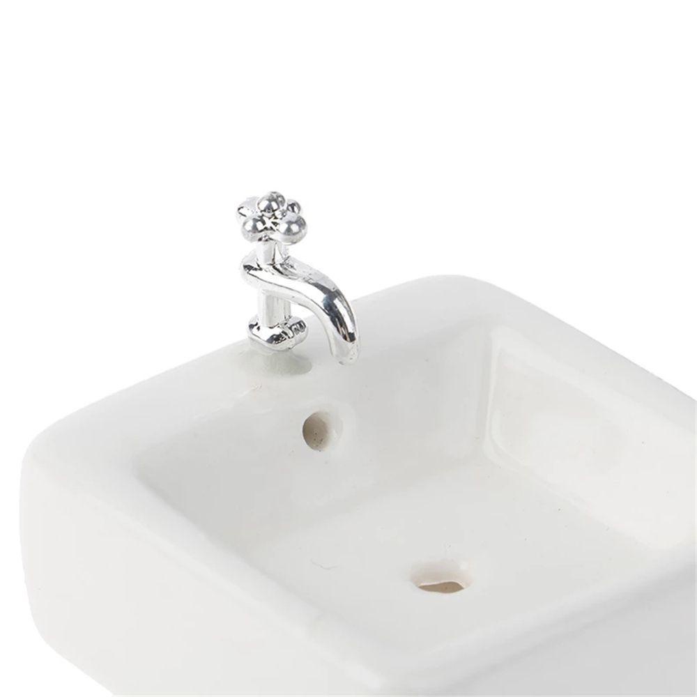 Bồn Rửa Mini Trang Trí Nhà Búp Bê 1 / 12 REBUY1