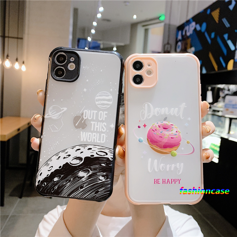 Ốp điện thoại in hình bánh Macaron/ Vũ trụ cho Samsung J7 J2 Prime A10s/51/20/S/11/21S/30/S/50/S M11 M10S M40S A205