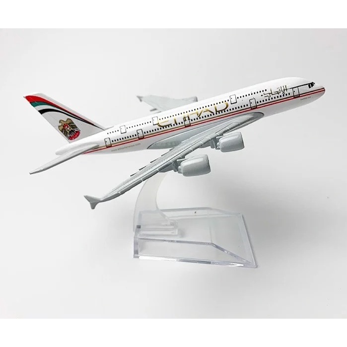 Mô hình máy bay bằng kim loại Airbus A380 16cm MB16