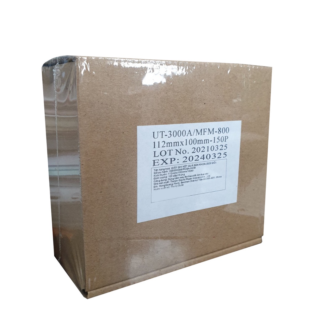 Giấy monitor sản khoa Goldway UT-3000A Edan MFM-800 sọc đỏ 112x100x150