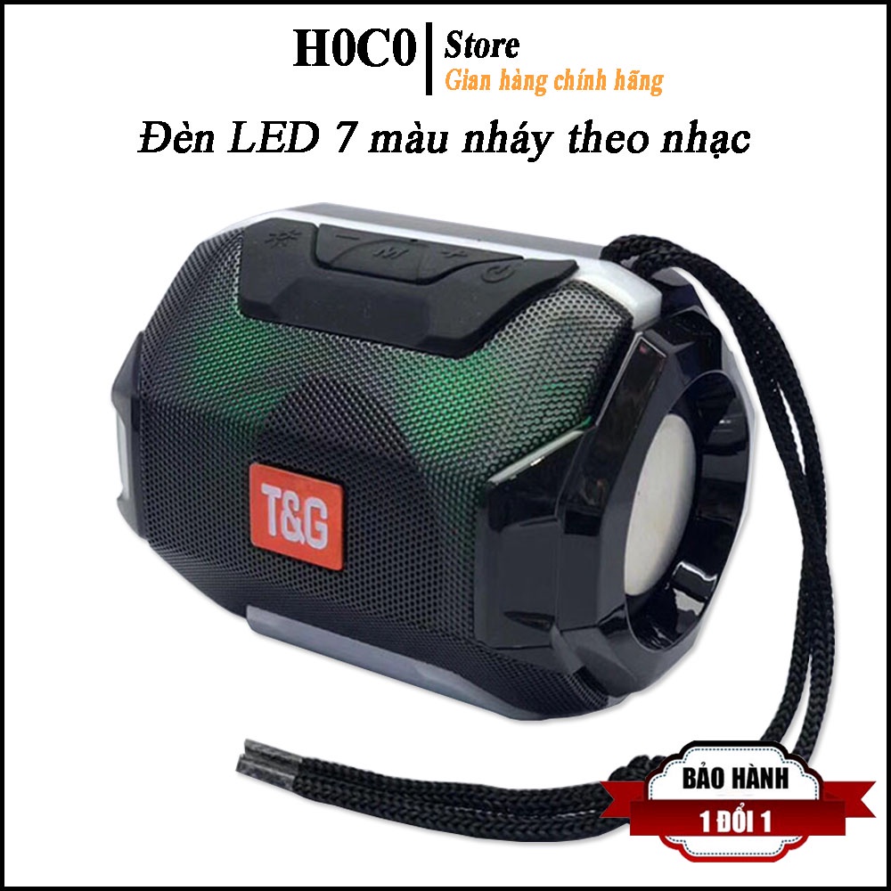 Loa Bluetooth Mini Giá Rẻ Pin Trâu TG162 Có Đèn Led Nháy Theo Nhạc