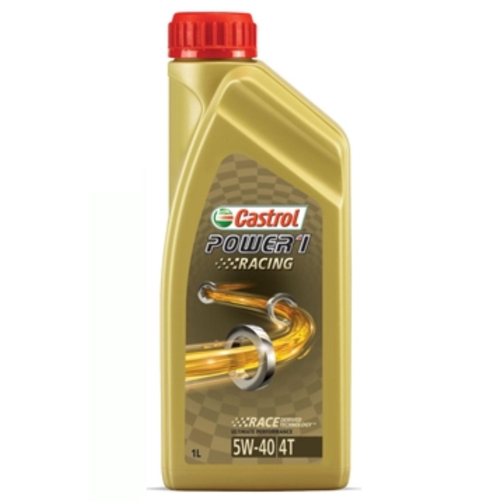 Nhớt tổng hợp dành cho xe số mô tô PKL Castrol Power Racing 5W40 1L