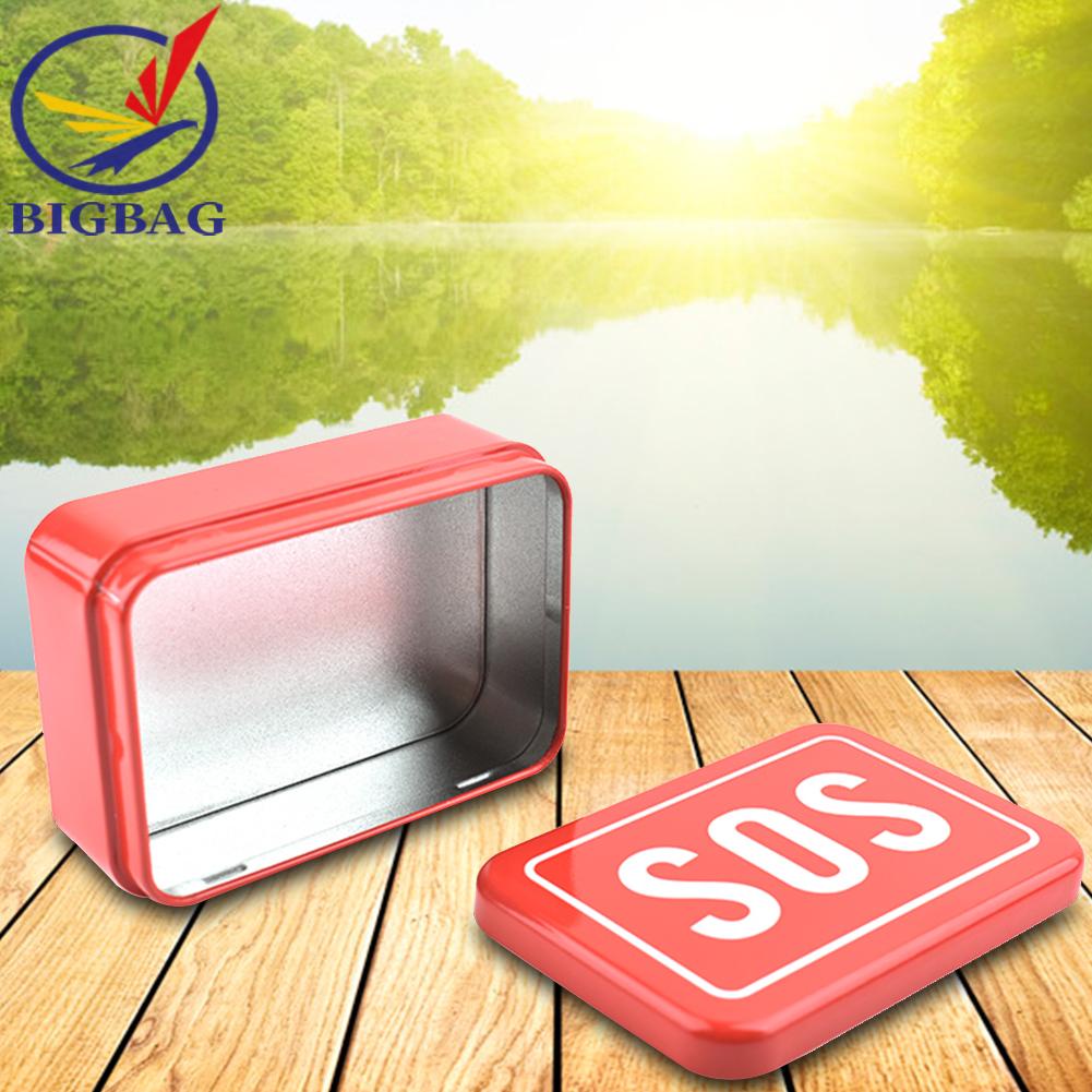 Bộ Hộp Sắt Sinh Tồn SOS Khẩn Cấp Cho Hoạt Động Ngoài Trời